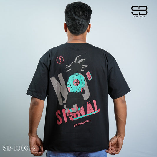 No Signal Swarching  Printed T-shirt