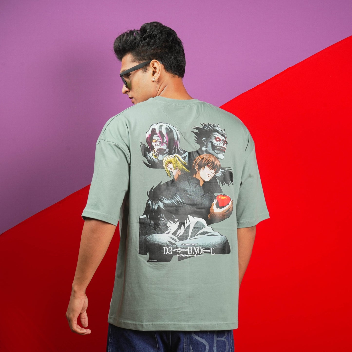 "Graphic Overload: Front & Back Printed Oversized T-Shirt"