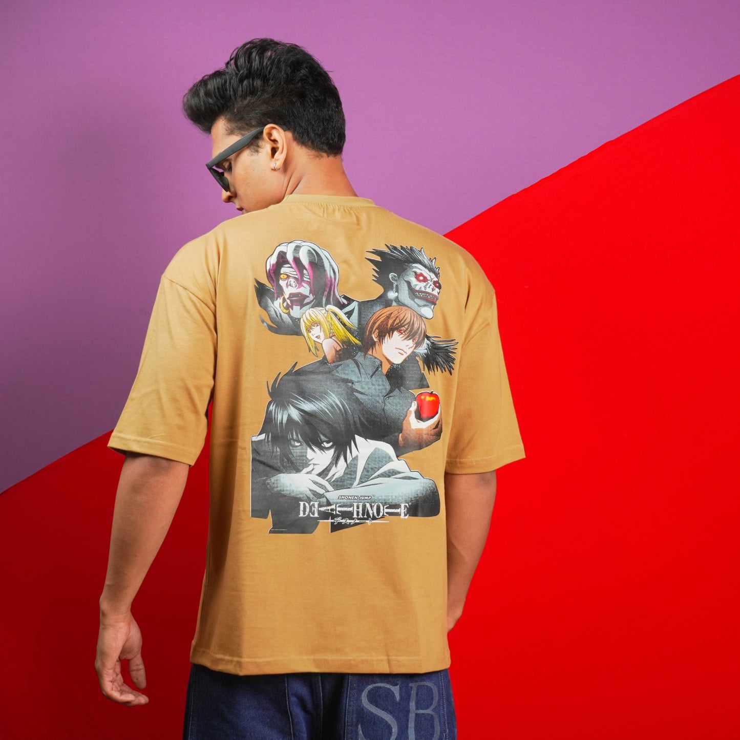 "Graphic Overload: Front & Back Printed Oversized T-Shirt"