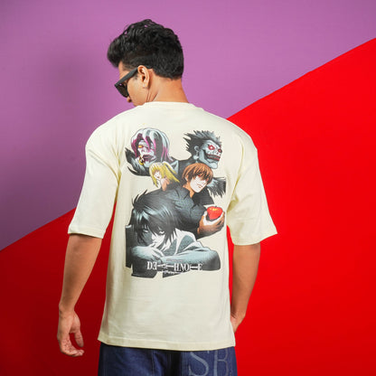 "Graphic Overload: Front & Back Printed Oversized T-Shirt"