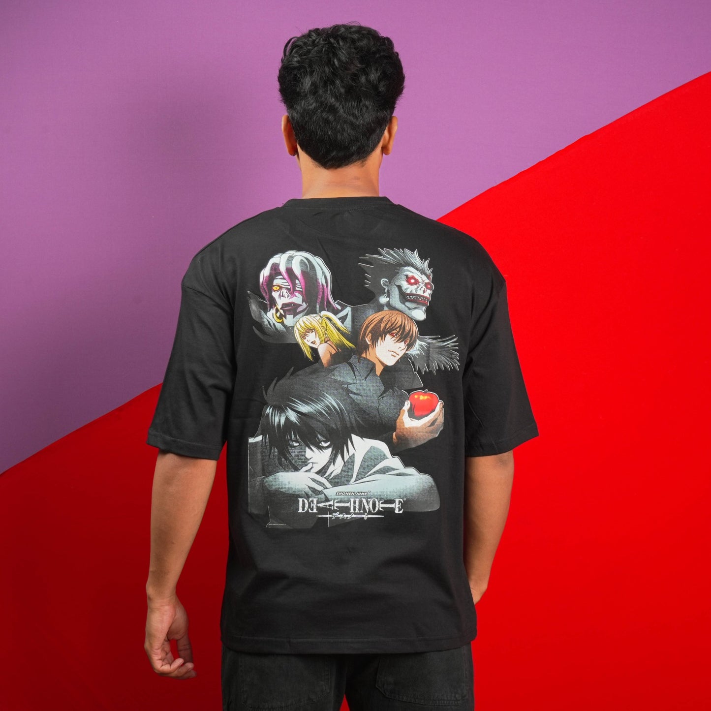 "Graphic Overload: Front & Back Printed Oversized T-Shirt"