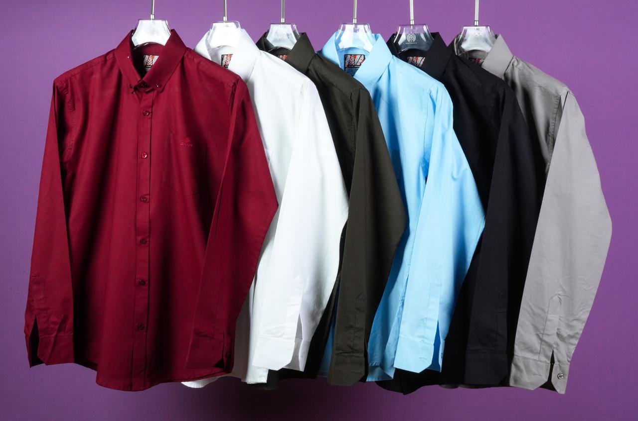 FULL SLEEVES COTTON  PLAIN SHIRT'S FOR MEN'S