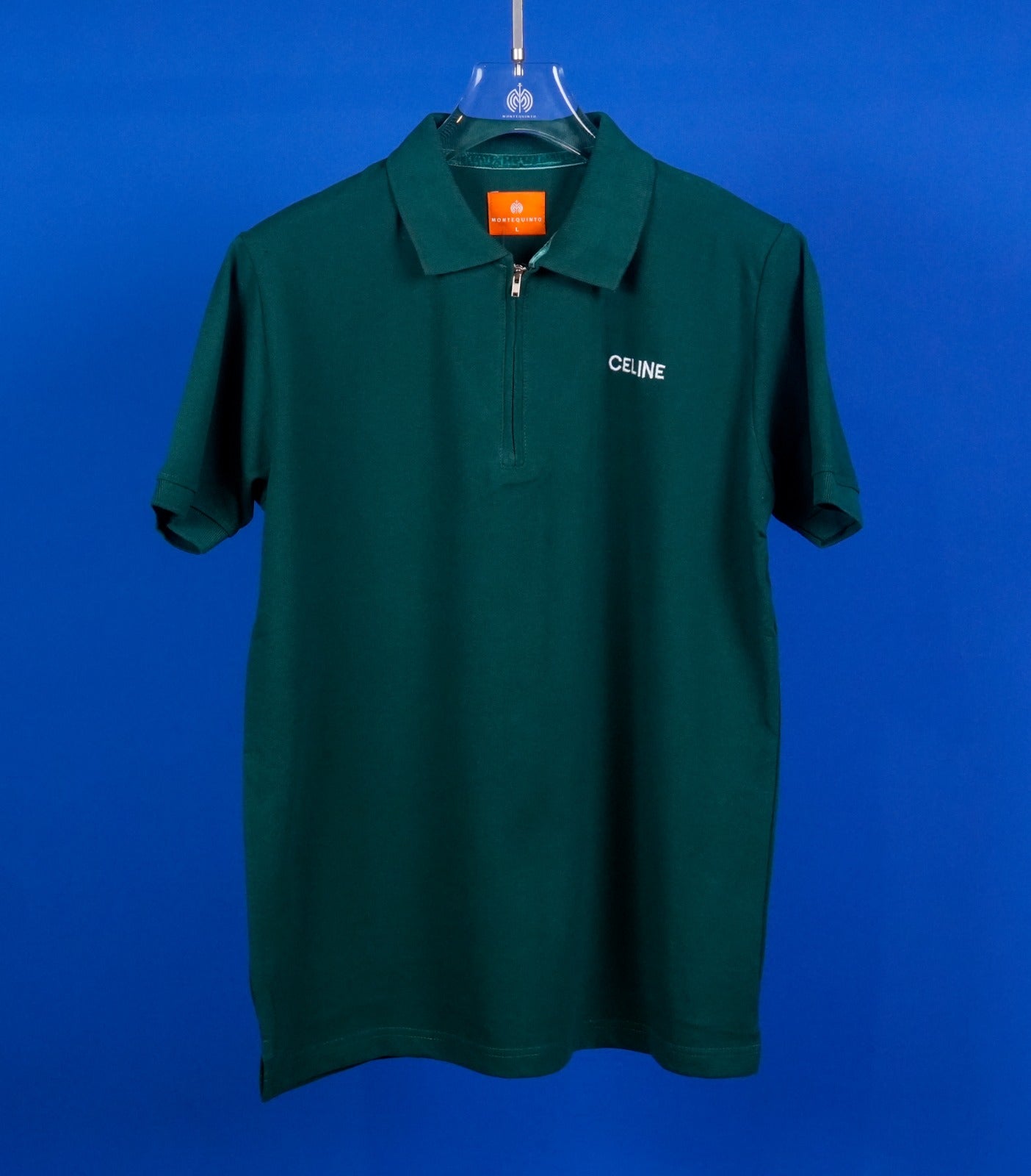 Polo Zip Casual T-Shirt Half Sleeves